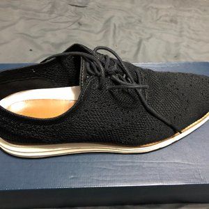 COLE HAAN ZERO GRAND KNIT WING TIP BLK SIZE 10.5